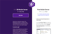 Desktop Screenshot of nugetserver.net